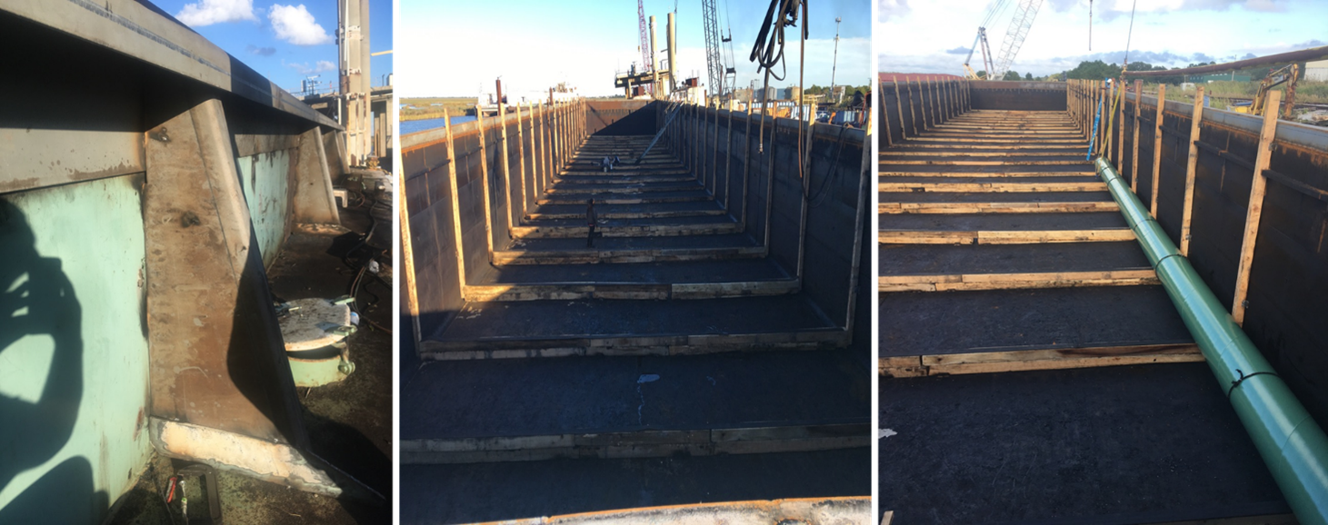 Drydock barge construction