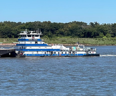 Tugboat underway